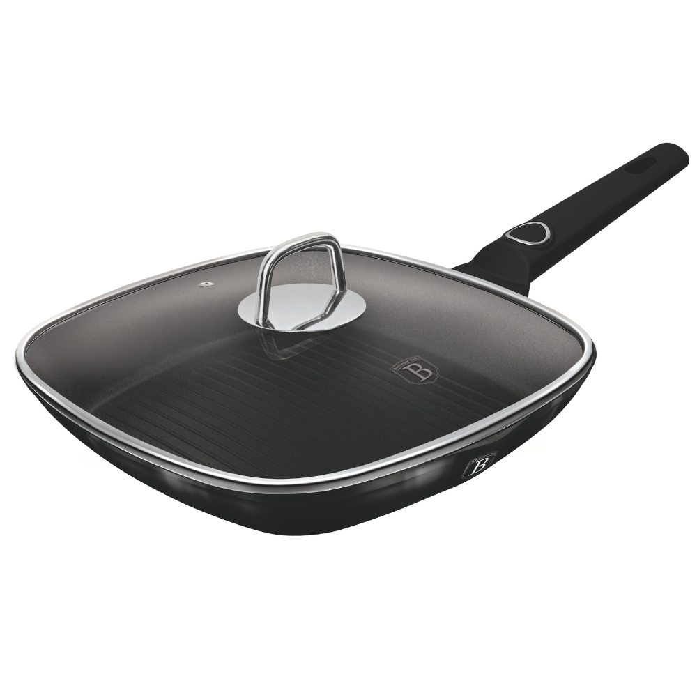 مقلاة شواء 28 سم مع غطاء Berlinger Haus BH/8221