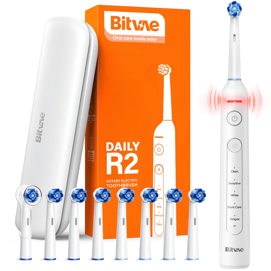 فرشاة أسنان Bitvae الذكية R2 - فرشاة أسنان كهربائية دوارة
