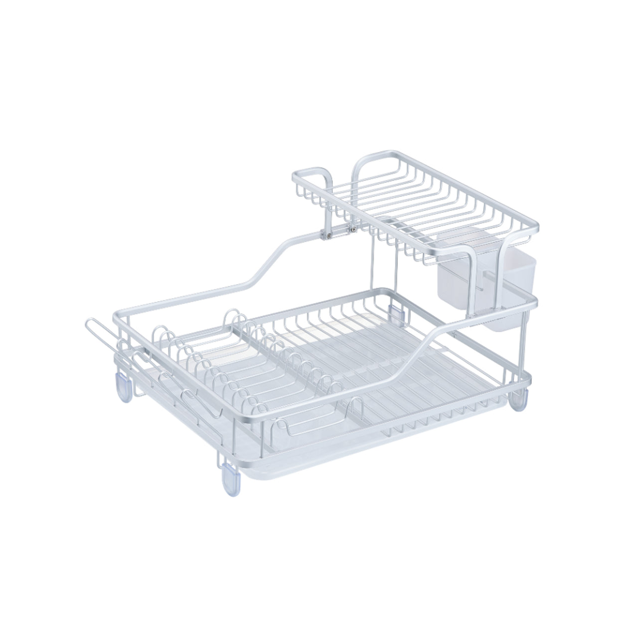 Arshia Aluminum Dish Rack with Drainer