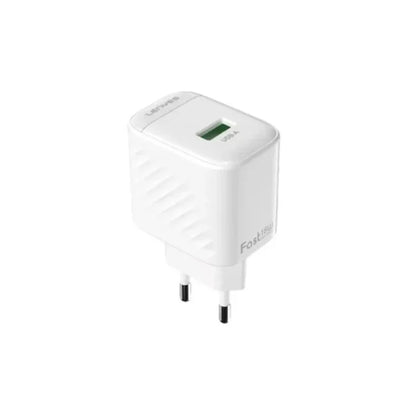 Lenyes LCH011 – 18W Fast Travel USB Charger (White)