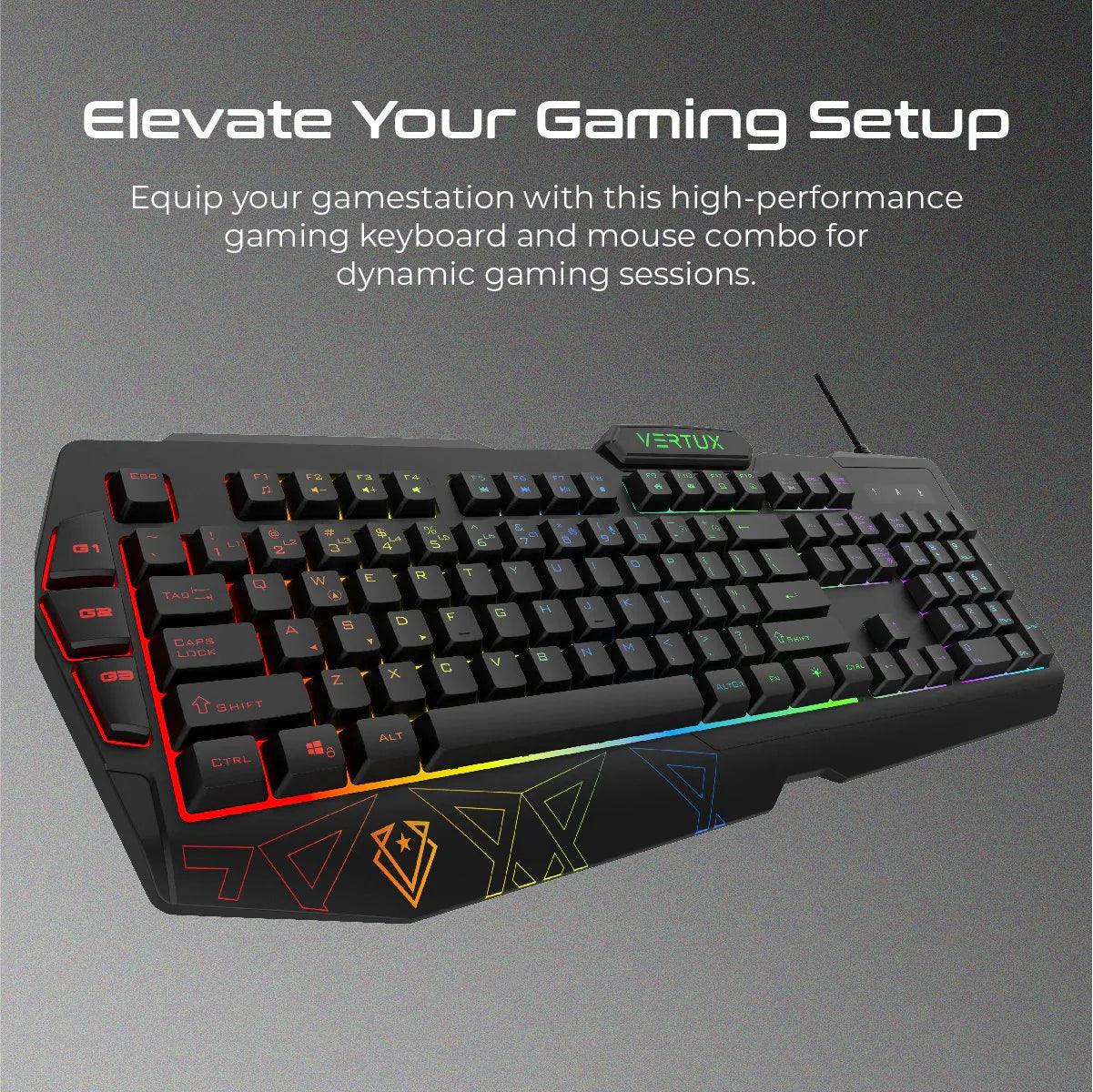 vertux vendetta gaming keybooard & mouse