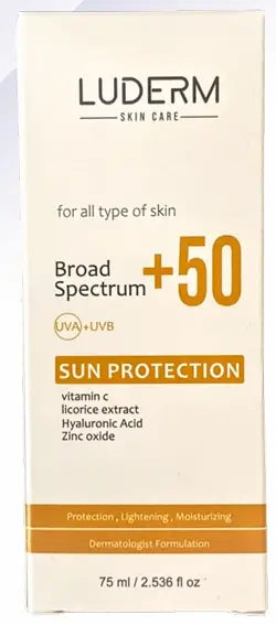 كريم لوديرم واقي شمس SPF50+ واسع الطيف