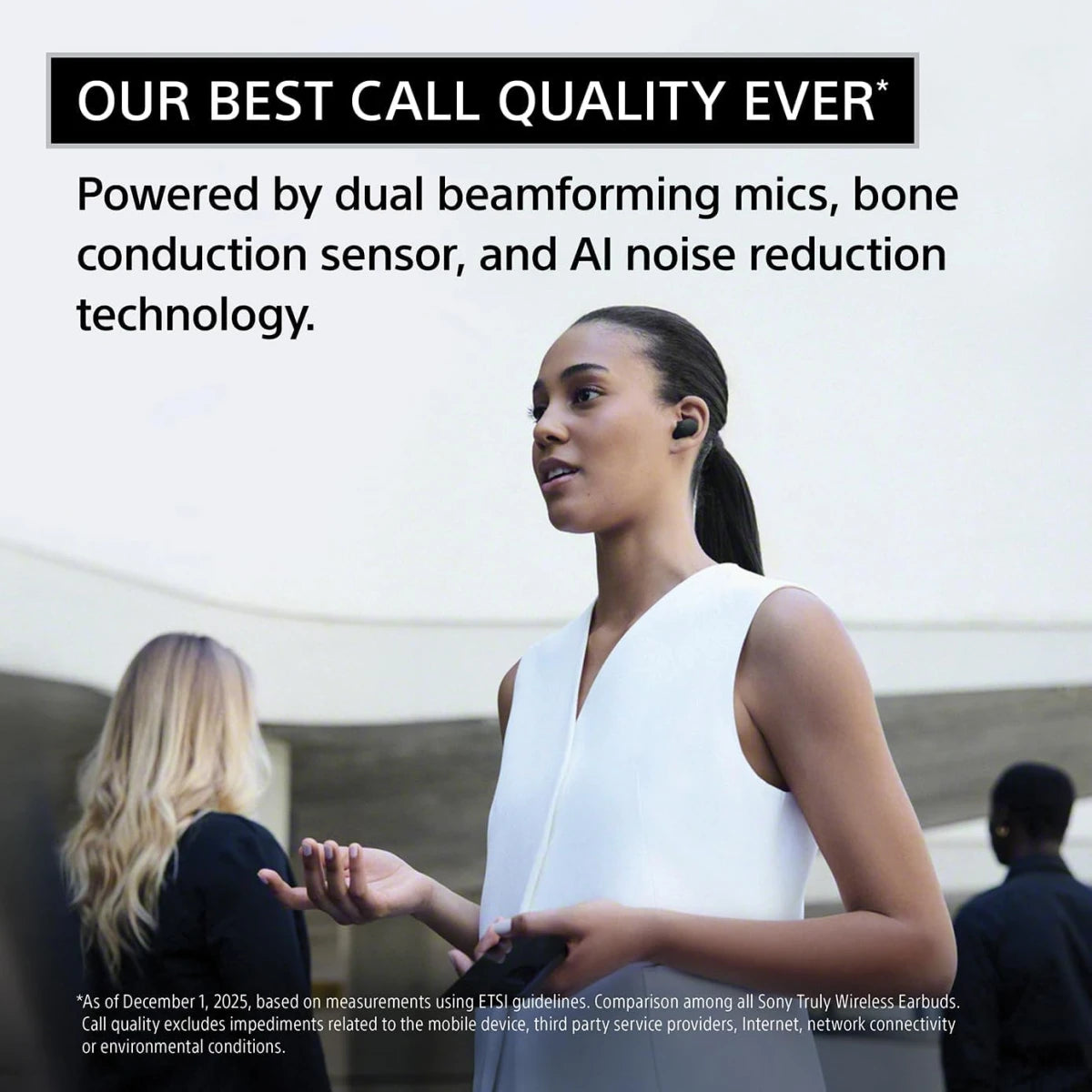 Sony WF-1000XM6 Truly Wireless Noise Cancelling Earbuds | 2026 | Studio Sound | 24Hr Battery | Black