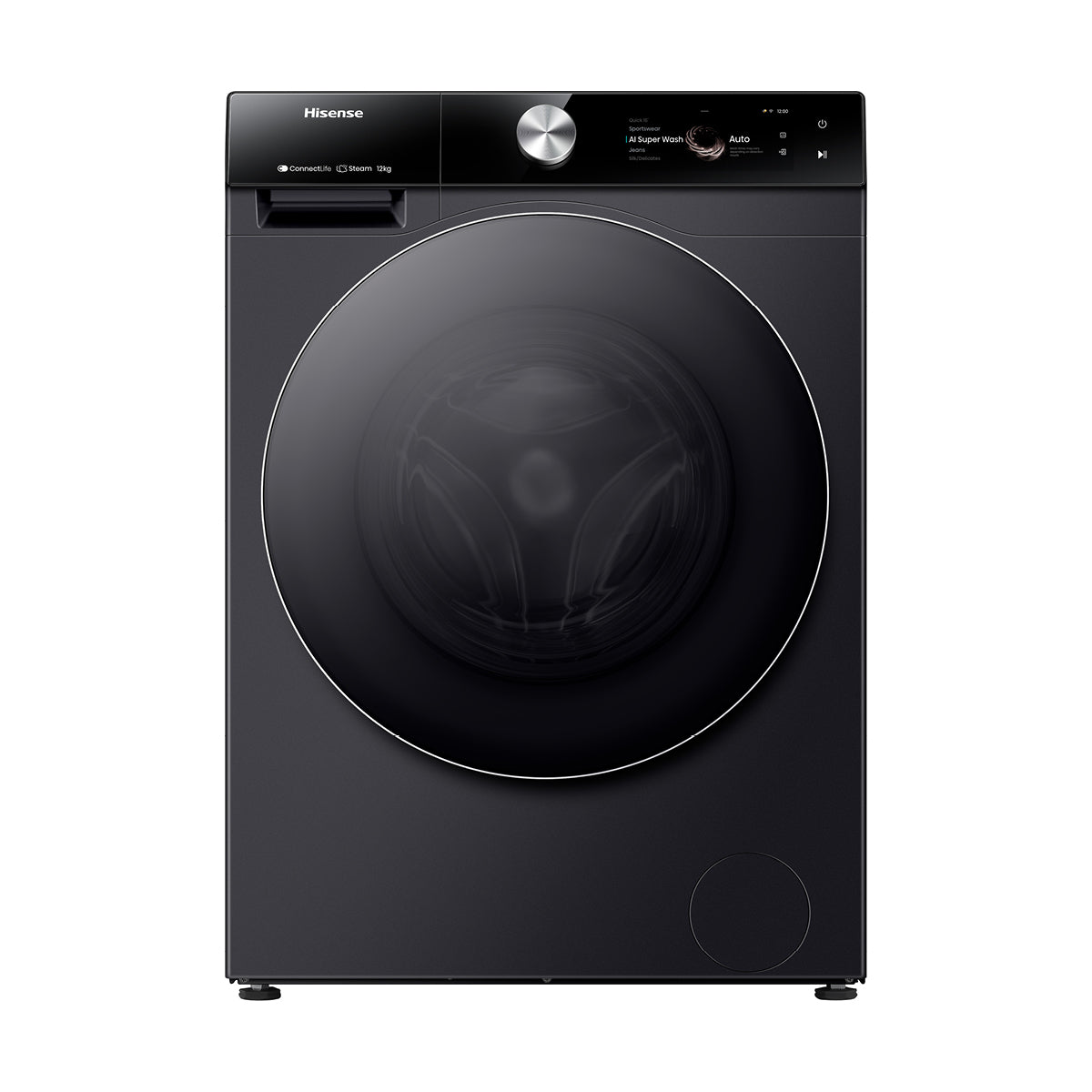 Hisense Washing Machine, 12KG, 1400 Rpm -A+++ – WF7S1247BB