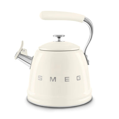 Smeg WKF01 Whistling Kettle 50’s Style – Cream