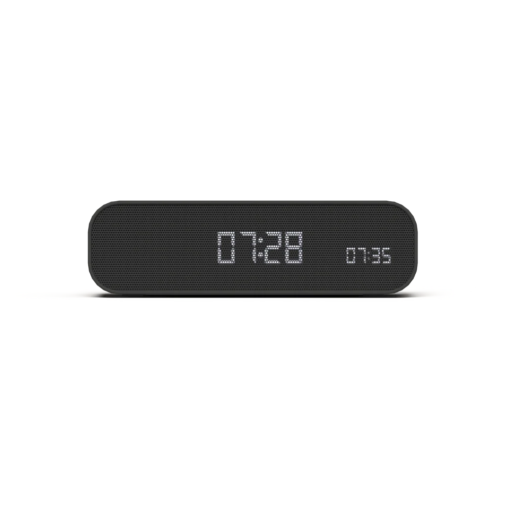 Kreafunk Wakie 4-in-1 Alarm Clock, Bluetooth Speaker, Wake-Up Light & 15W Wireless Charger – Black