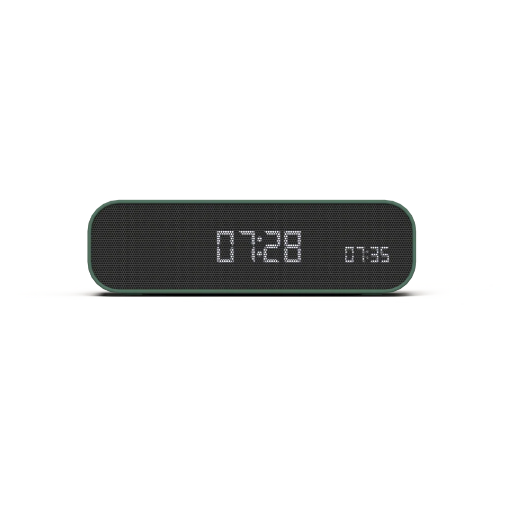 Kreafunk Wakie 4-in-1 Alarm Clock, Bluetooth Speaker, Wake-Up Light & 15W Wireless Charger – Nordic Green