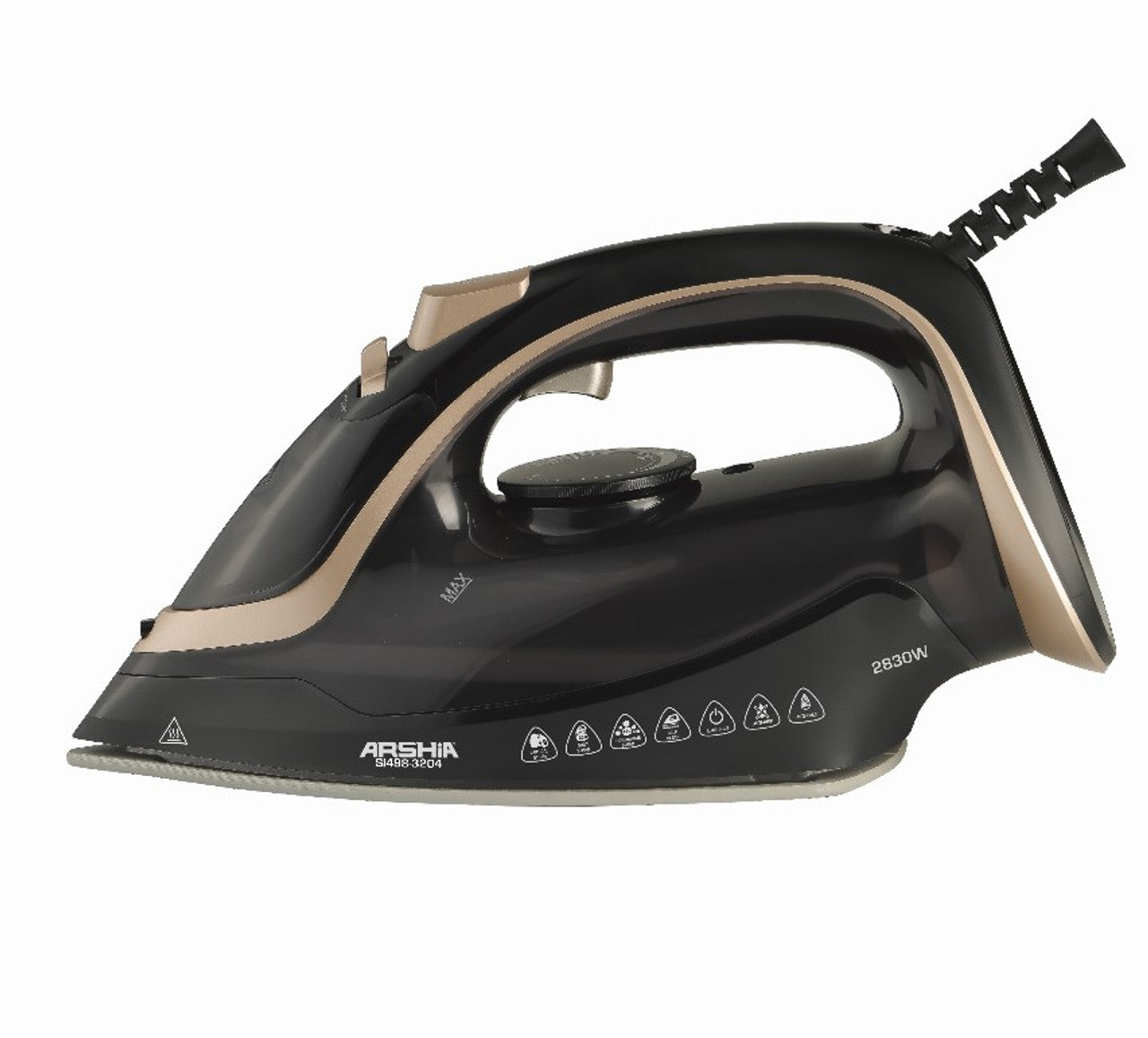 Arshia Steam Iron - Black Gold