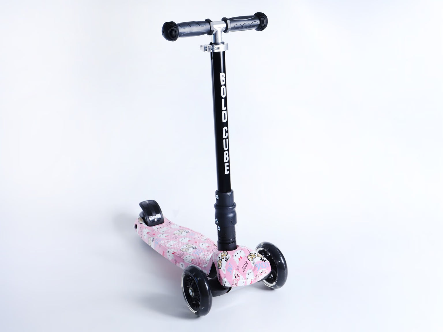 Boldcube Big 3-Wheel Scooter – Kitty Love, Age 5-10