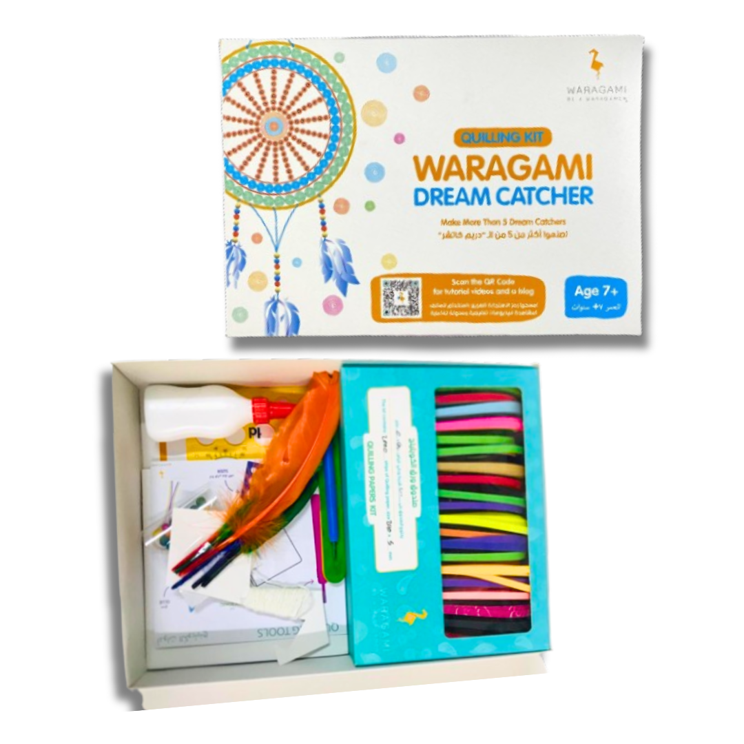 WARAGAMI "Mandala & Dream Catcher" Quilling Kit     صندوق ورقامي "الماندالا والدريم كاتشر" بفن الكويلينج