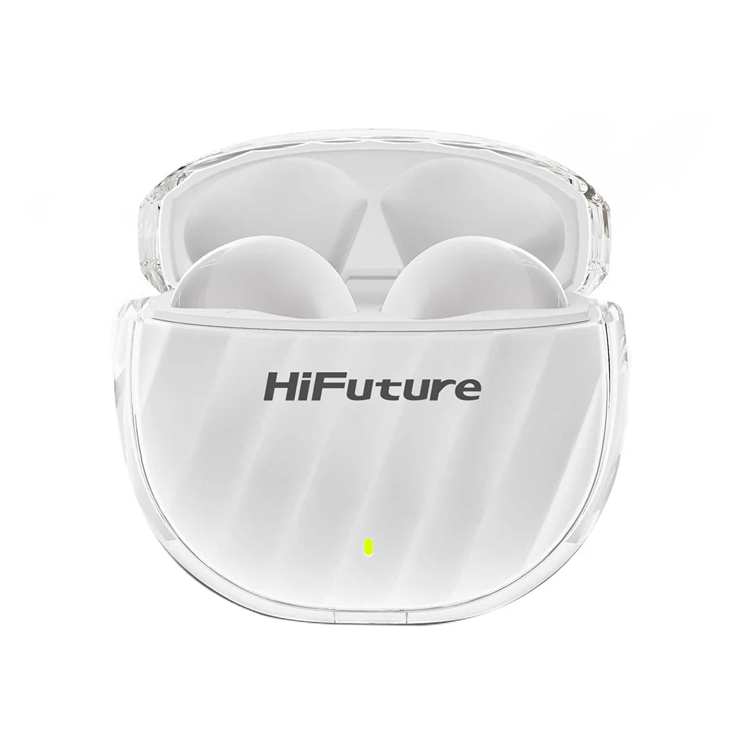 HiFuture Flybuds 3 Bluetooth 5.3 Earphones Gym and Sport Earphones with 4 Built-in Microphones for Calls