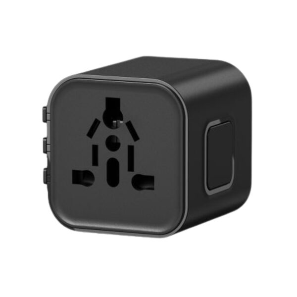 WiWU 2500W Universal Travel Adapter – Black