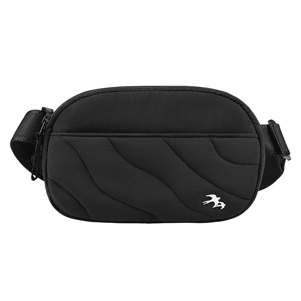 WIWU Terrace Crossbody Bag, Water-Repellent Nylon Shoulder Bag with YKK Zipper