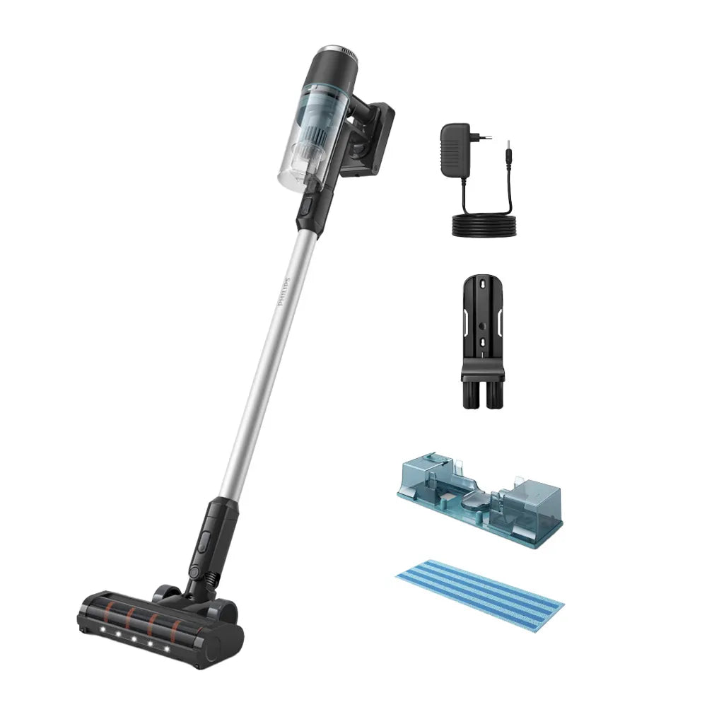 Philips Cordless Hand & Stick Vacuum – Misty Dawn | 2-in-1