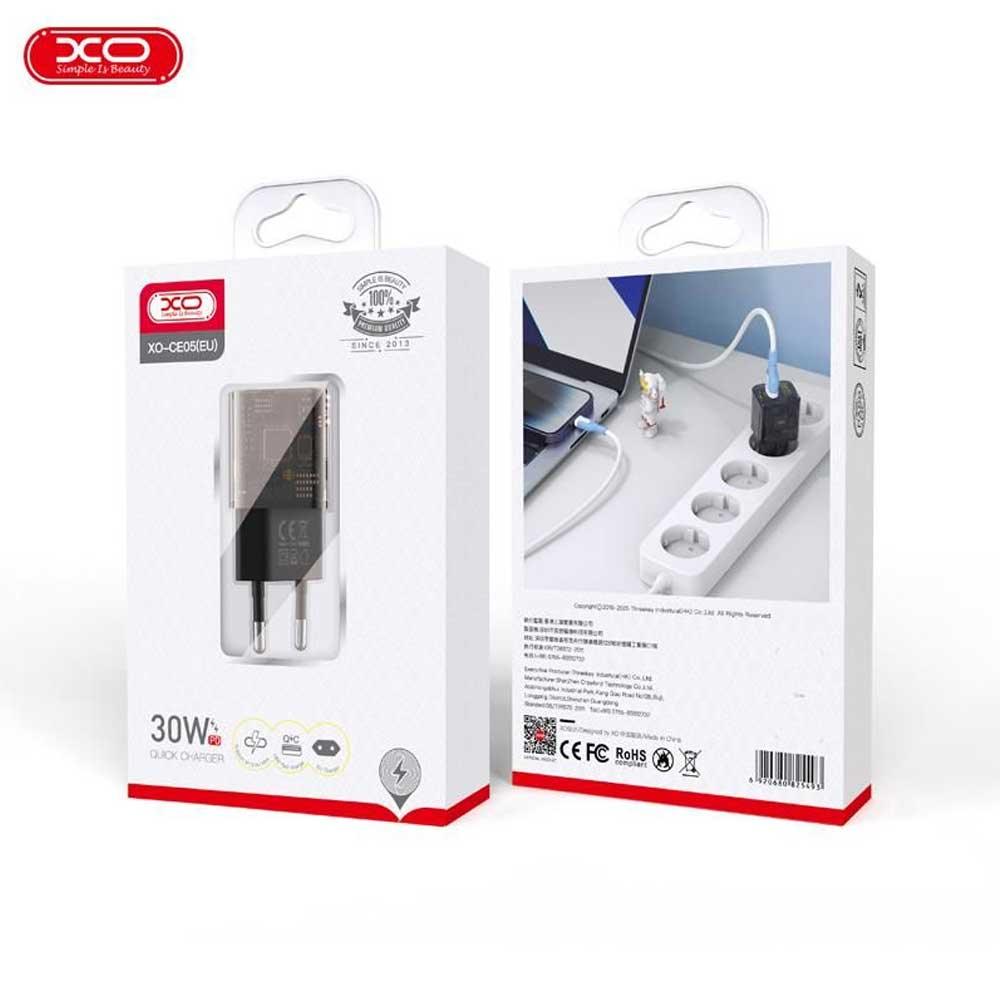 XO CE05(EU) PD30W + QC3.0 18W  fast charger