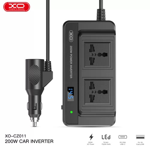 XO CZ011 200W Car Inverter