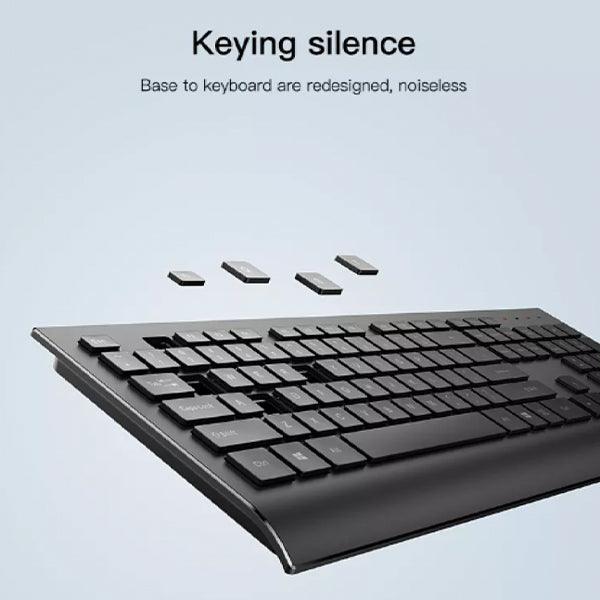 Yesido Wireless Combination Comfortable Keyboard & Mouse Set - Black