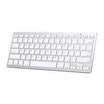 YESIDO KB11 Wireless Keyboard Ergonomic Design & Dual Mode - White