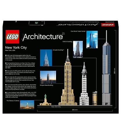 LEGO® Architecture - New York City 21028 - 598 pcs