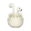 WiWU Wireless Bluetooth Earbuds T16 Jade TWS EAN Earphone with Charging Case Stero sound Headphone (Ivory)