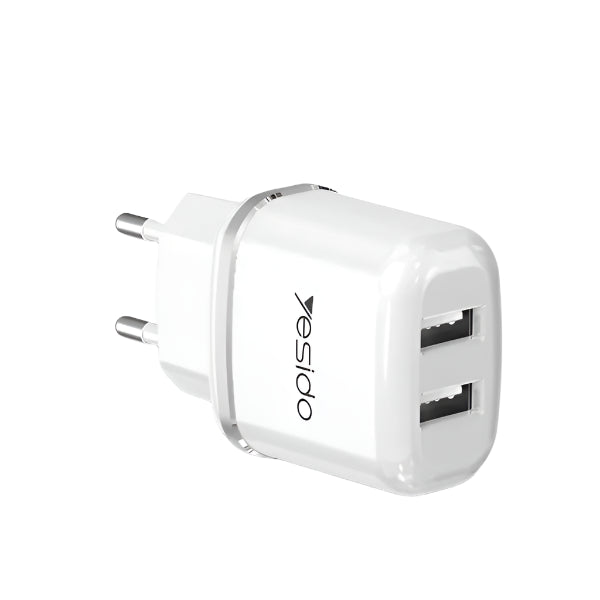 YESIDO YC26 Portable 18W EU Plug USB Wall Charger