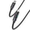 Yesido CA157 USB-C to Lightning Cable 27W with LED display - Black