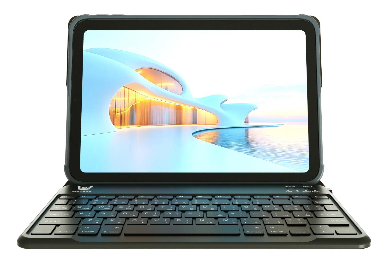 تابلت فيكوشا V-Z4 مع باقة تشمل لوحة مفاتيح مع غطاء، اشتراك IPTV 3 أشهر