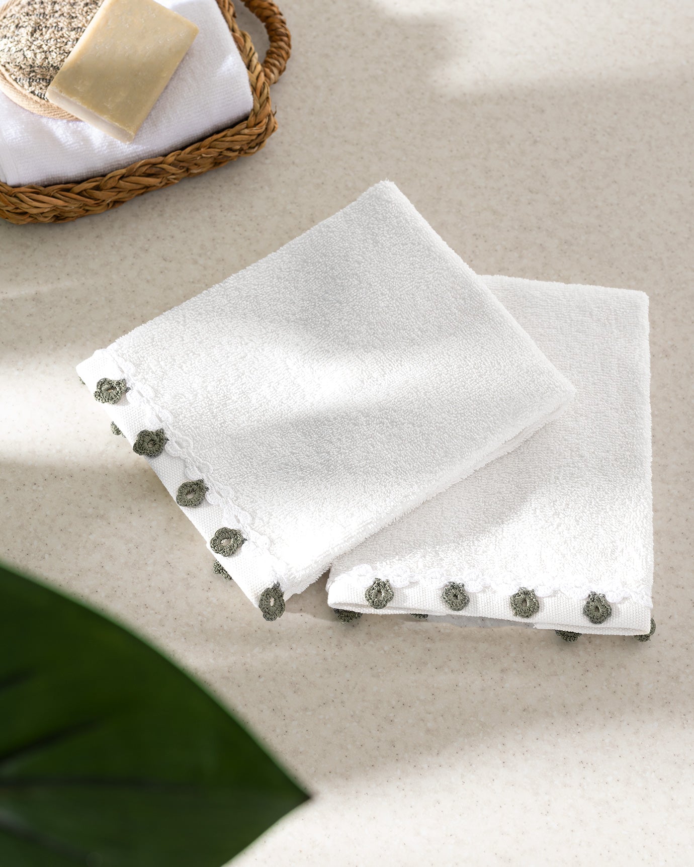 Jeanne 2 Pack Hand Towel - Madame Coco JO