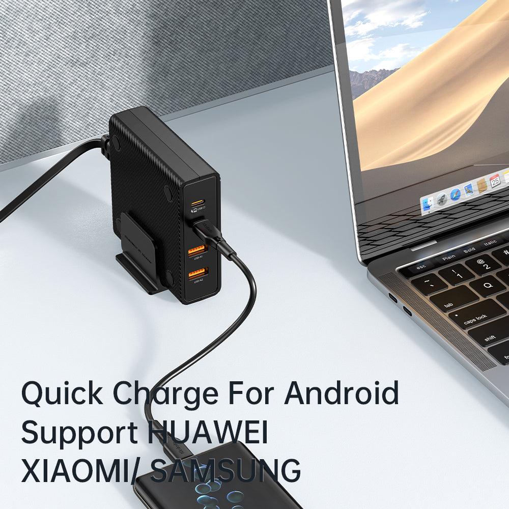 Mcdodo 100W PD Fast Charger with Type C Cable Quick Charging - Black