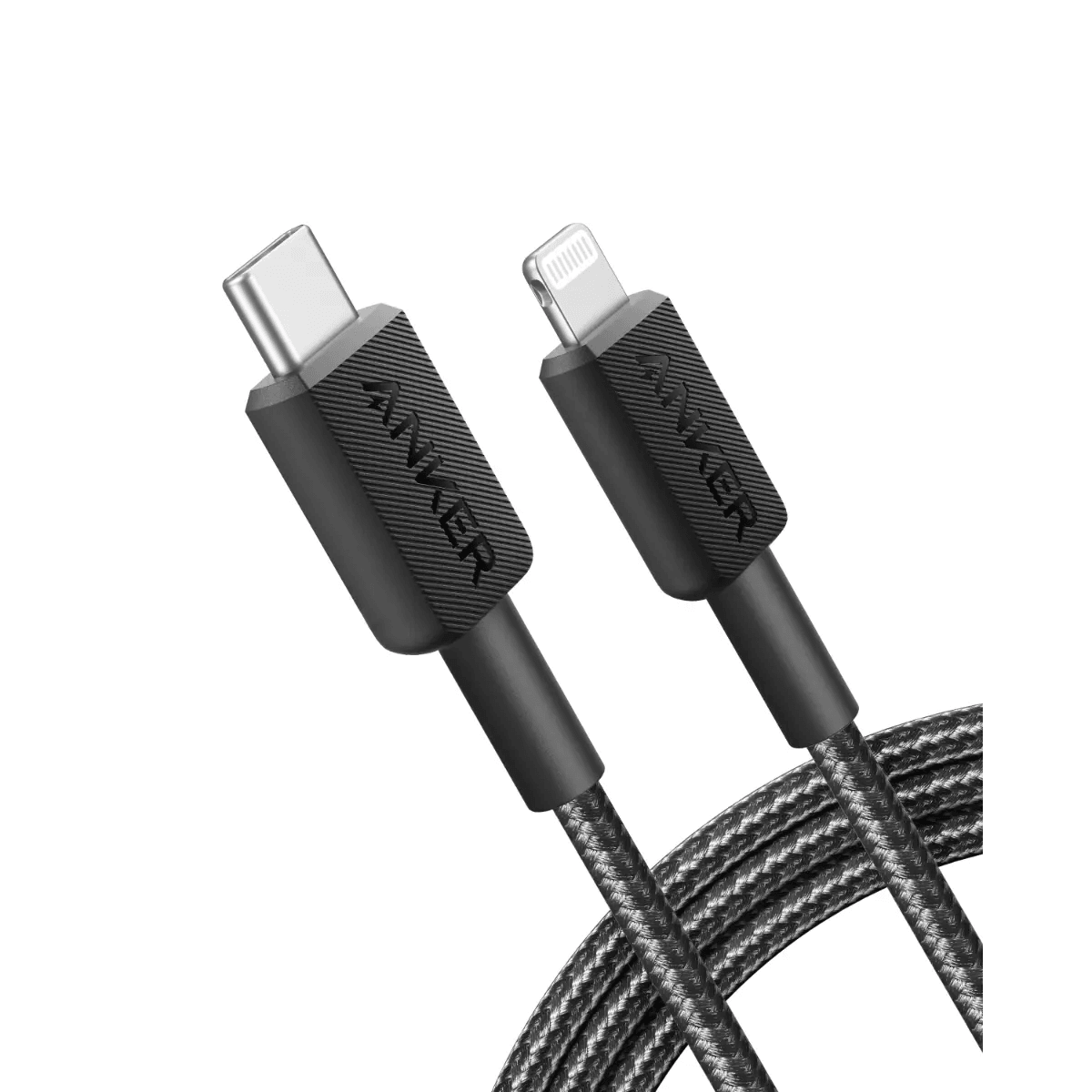 Anker 322 USB C to Lightning Cable 6ft Durable & Fast - Black