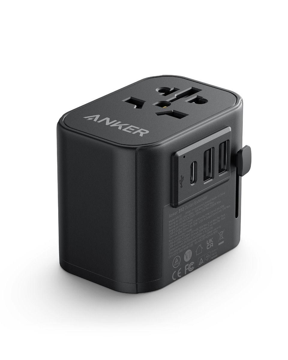 Anker PowerExtend USB-C Travel Adapter 30W - Black