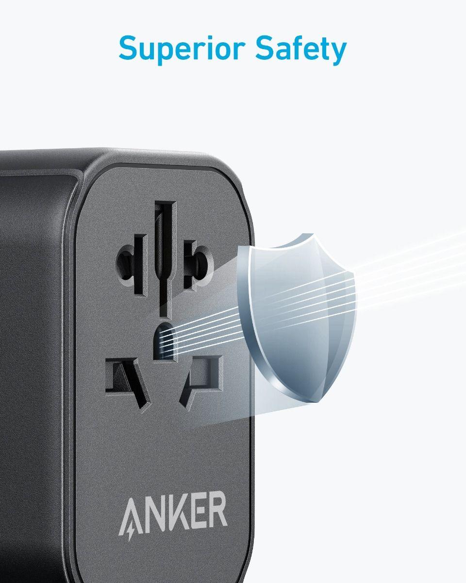 Anker PowerExtend USB-C Travel Adapter 30W - Black