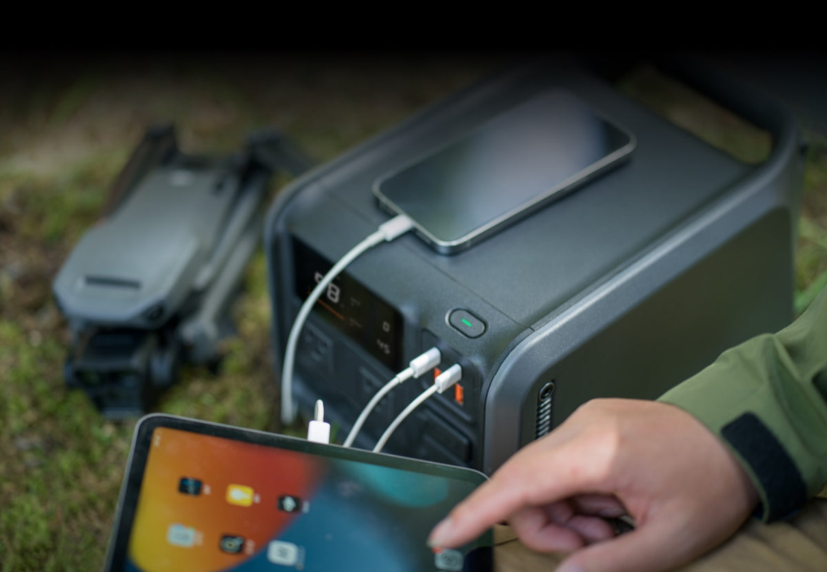 DJI Power 500 Portable Power Station 512Wh Black - Dual USB-C Ports Charging