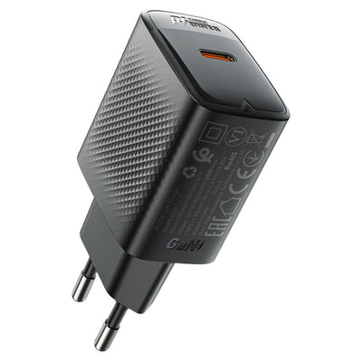 ACEFAST A104 PD25W GaN Wall Charger Single USB-C EU Plug