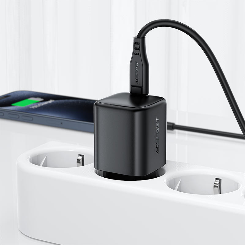 شاحن ACEFAST A119 GaN 45W USB-C سريع قابس أوروبي