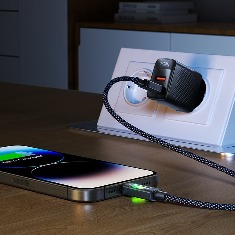 كيبل شحن ونقل بيانات Acefast C21-04 USB-A إلى USB-C