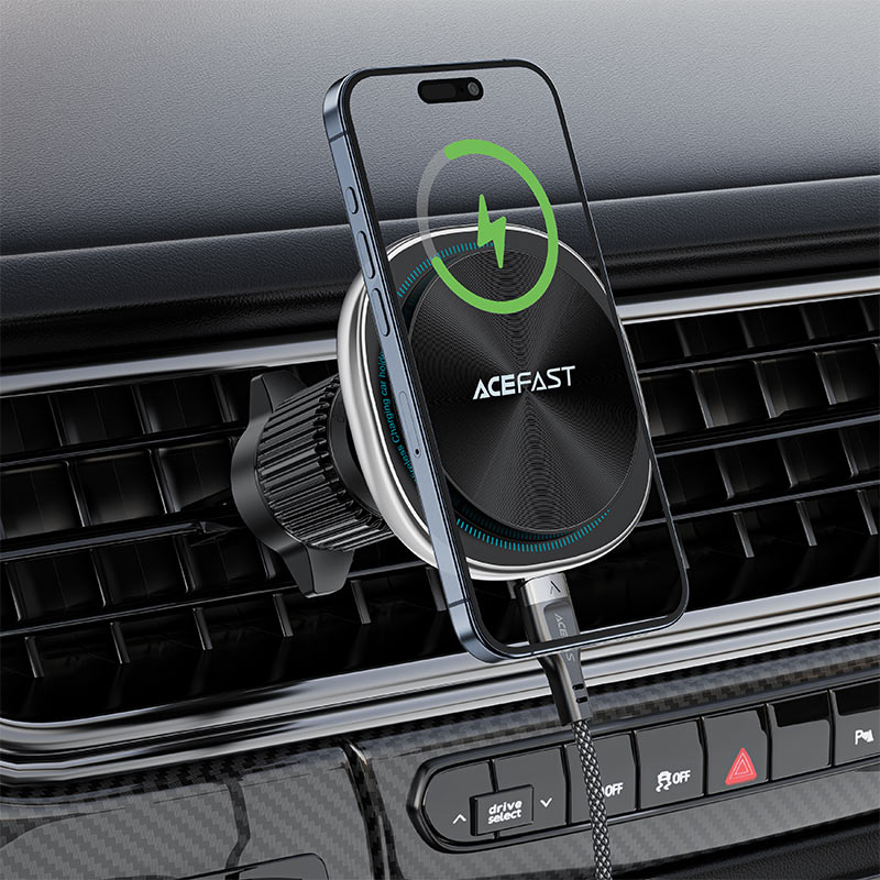 Acefast D41 Magnetic Wireless Car Charger – Fast Charge