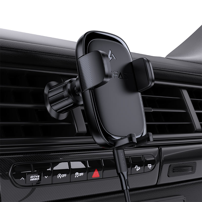 حامل سيارة ACEFAST D48 شحن لاسلكي 15W فتحة مكيف