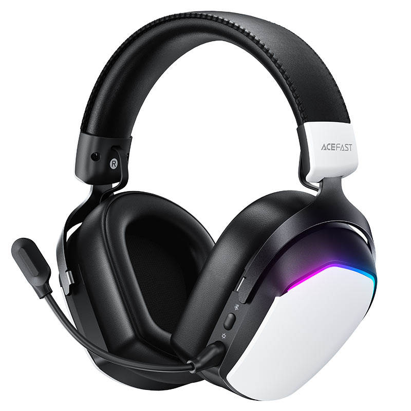 ACEFAST H11 Wireless Gaming Headset – 50mm Drivers | 2.4G + BT 5.4 + AUX | 0.02s Latency | RGB | 70H Battery