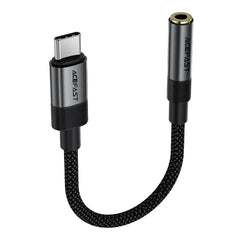 Acefast J12 USB-C to 3.5mm Audio Adapter with Hi-Fi DAC Chip - White
