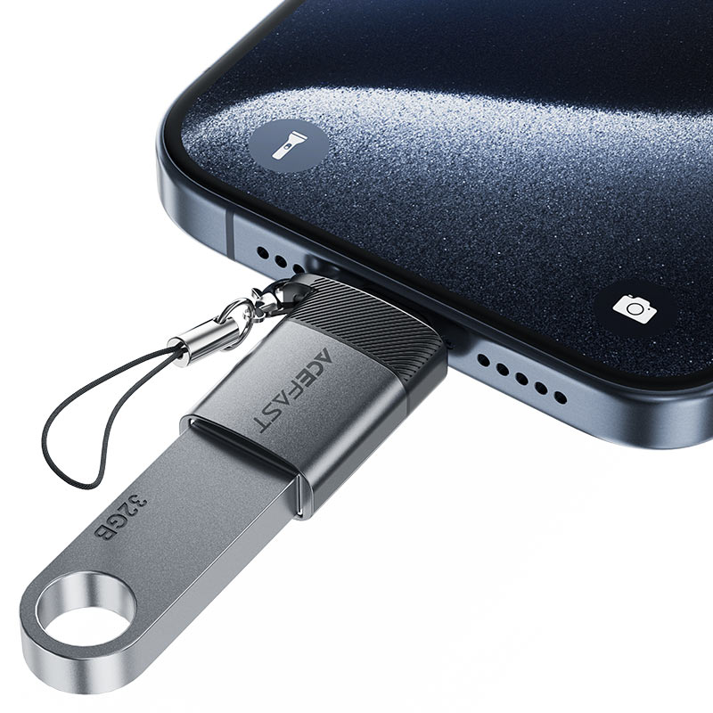 ACEFAST J7 USB-A to USB-C OTG Adapter – 10Gbps USB3.0, Plug & Play
