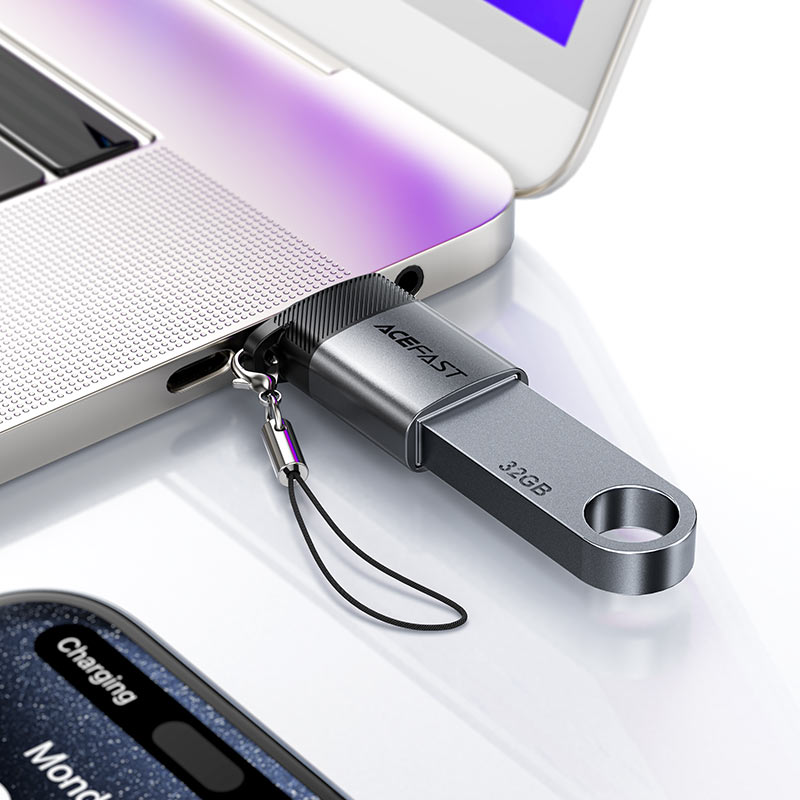ACEFAST J7 USB-A to USB-C OTG Adapter – 10Gbps USB3.0, Plug & Play