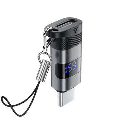 ACEFAST J9 USB-C to USB-C Adapter – 100W Charging, Digital Display, Plug & Play