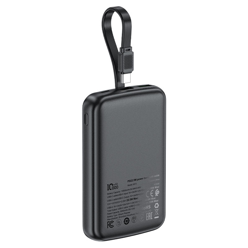 باور بنك ACEFAST M13 10000mAh شحن سريع PD 22.5W نحيف