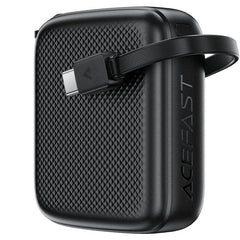ACEFAST M15 Power Bank 10000mAh – PD 20W Fast Charge | Built-In USB-C Cable | LED Indicator | Air Travel Safe
