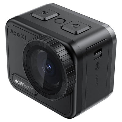 ACEFAST X1 4K Action Camera – 20MP, EIS, IPX8 21m Waterproof, Wi-Fi, Touch Screen