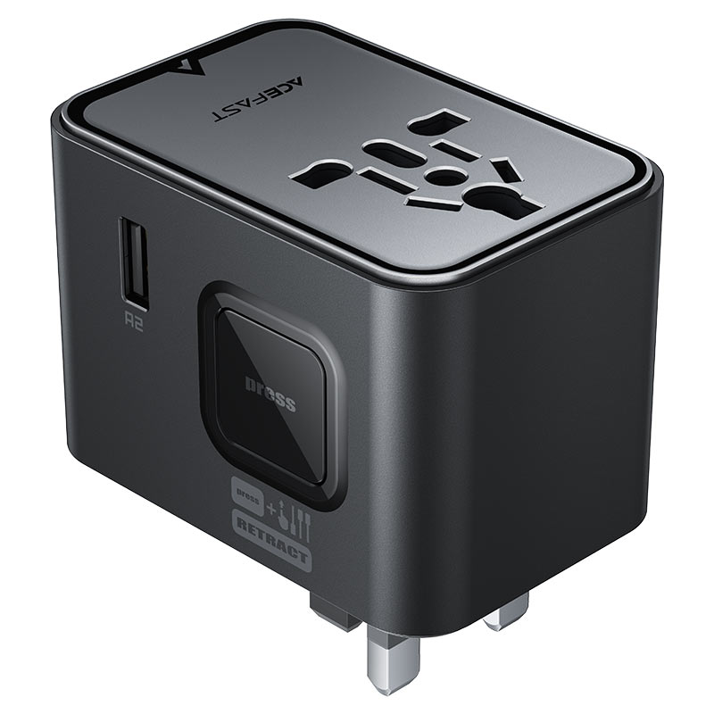 شاحن ACEFAST Z8 GaN 45W بخمسة منافذ USB-C وUSB-A