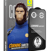 Blueo Corning Gorilla Premium HD Tempered Glass Without Applicator for series iPhone - Black