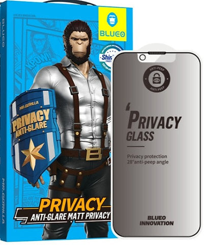 Blueo Screen Protectors PRIVCY & MATT Full Cover Anti-Peep Matte Glass