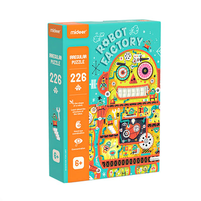 Mideer Irregular Puzzle - Robot Factory